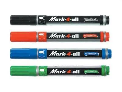Produktbild von STABILO Mark-4-all, Rot, Metallisch, Rot, Kunststoff, 1,5 mm