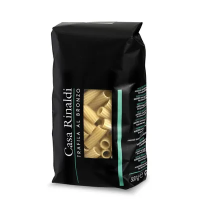 Produktbild von Casa Rinaldi Tortiglioni Pasta im Bronzeverfahren hergestellt 500g