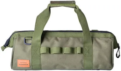 Produktbild von Camping-Werkzeugtasche, großvolumige Weithals-Aufbewahrungs-Werkzeugtasche, wasserdichte Ausrüstungstasche, Armeegrün