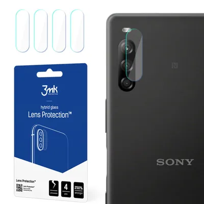 Produktbild von 3mk Hybridglas Lens Protection für Sony Xperia L4 Kamera Objektiv Kameralinse 0,16mm 6H (4 Stück)