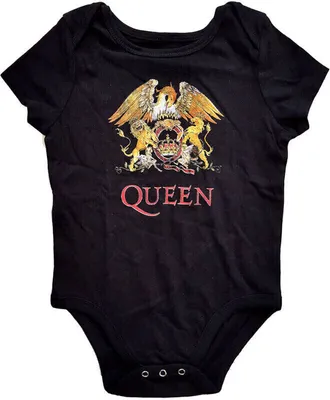 Produktbild von Queen T-Shirt Classic Crest Baby Black 2 Years