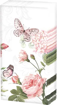Produktbild von Ambiente Amelia Papiertaschentücher 10 Stk 21x21 cm Taschentücher Weichpflege