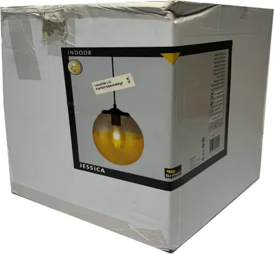 Produktbild von Brilliant Pendelleuchte Jessica Schwarz Ø24cm max. 40W E27 ohne Leuchtmittel kürzbar
