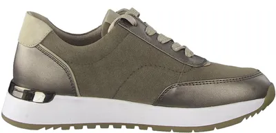 Produktbild von Jana Damen Sneaker flach Elegant mit Schnürsenkeln und Reißverschluss Weite H Me