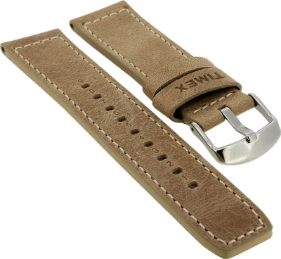 Produktbild von Timex Waterbury | Uhrenarmband 22mm | Leder braun für PW2P84200