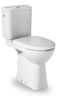 Image de Pack WC surélevé ROCA ACCESS S.H. 3/6L alimentation latérale- Blanc