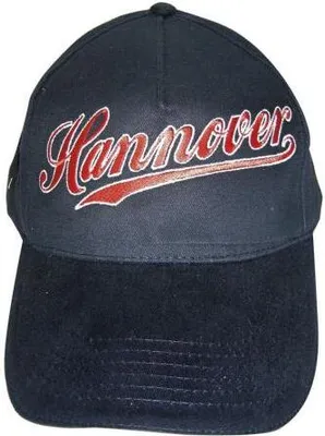 Produktbild von Baseballcap mit Einstickung - Hannover - 61006 schwarz