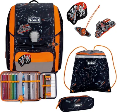 Produktbild von Scout Genius Schulranzen-Set 4 teilig DIN Space Data
