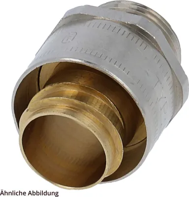 Produktbild von FLEXA FSW M25/27 Metallverschraubung gerade Gewinde M25x1,5 für Schlauch-Außendurchmesser 27,0mm für