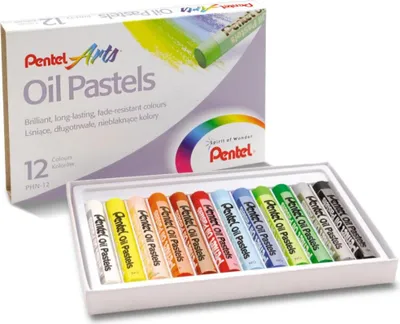 Immagine prodotto di Pentel PHN-12 pastello Pastello a olio Multicolore 12 pz