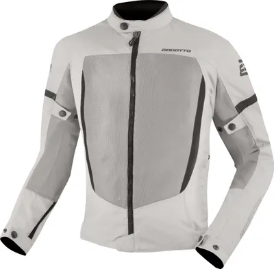 Produktbild von Bogotto Alastor Air Mesh Motorrad Textiljacke, grau, S