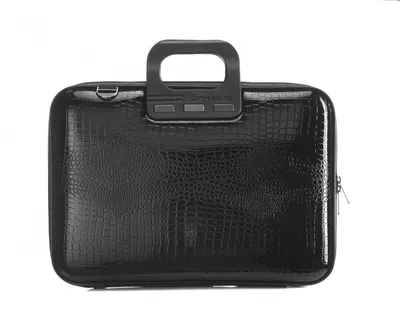 Immagine prodotto di Borsa per computer portatile Cocco lucida 43 x 33 cm in ecopelle nera