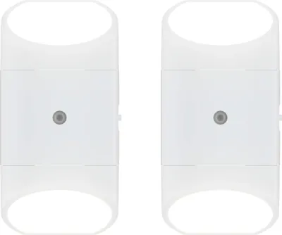Produktbild von LED Nachtlicht mit Dämmerungssensor & Bewegungsmelder, Up&Down Licht für Steckdose 2er-Set Rund-Weiß