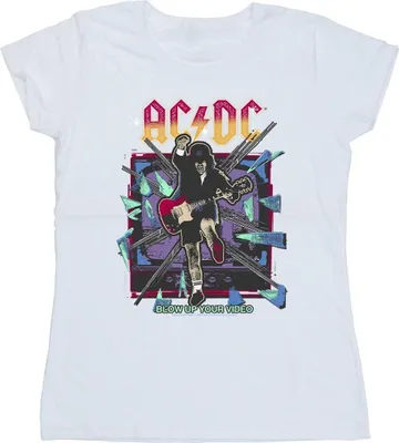 Zdjęcie produktu dla Koszulka damska ACDC – „Blow Up Your Video” BI4812 (M) (biała)