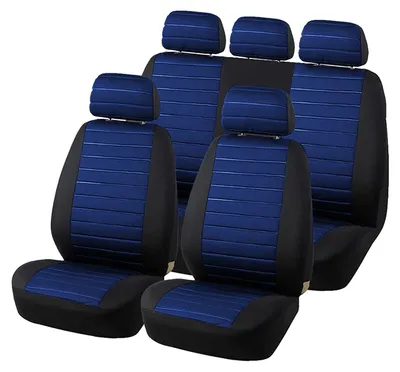 Productafbeelding van TOYOUN Universele autostoelhoeden - Complete set - Jacquardstof, geschikt voor de meeste auto's