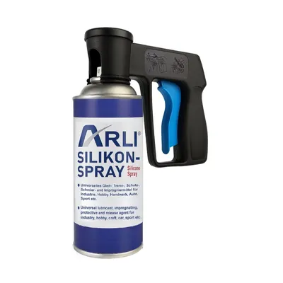 Produktbild von Silikon Spray 400 ml + Griff für Sprühdosen Set Gleit Trenn Schmier Schutzmittel