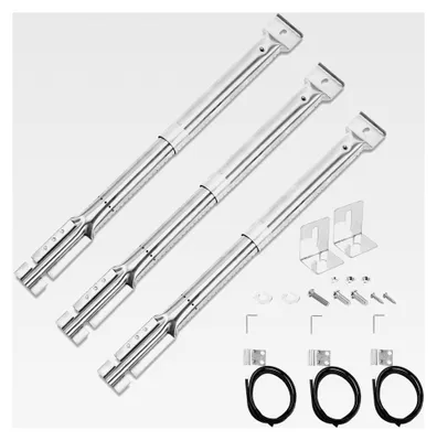 Produktbild von Verstellbarer Universalbrenner 31 bis 42 cm für Tepro, Barbecook, Campingaz, Charbroil, Blooma, 3 Stück