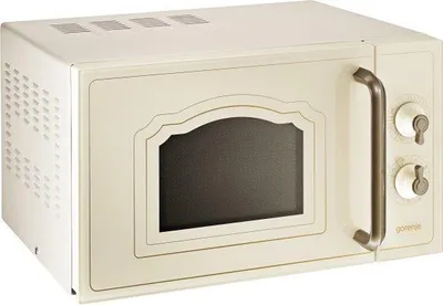 Produktbild von Gorenje 20L Mikrowellenherd 700W+Grill 360°Stirtech, Retro Style, Weiss