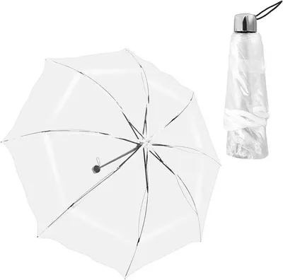 Obrázek produktu pro Ibenzoa® Skládací deštník - kompaktní rozměry (33 cm), průměr 110 cm, automatické otevírání a zavírání, hliníková konstrukce, polyesterový povrch s UV ochranou, PVC rukojeť o průměru 32 mm, voděodolnost ≥2000 mm