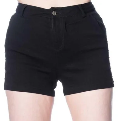 Produktbild von Banned Alternative Denim Shorts - Stud XS