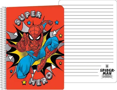 Produktbild von Spiderman Hero Spiral Notizbuch A5
