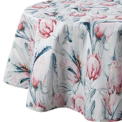 Image de Nappe jardin imperméable Outdoor 32E RD150 blanc bleu