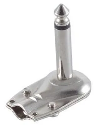 Produktbild von Klinkenstecker Mono 6,3mm, Winkelausführung Metall