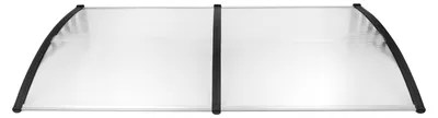 Productafbeelding van Zonnescherm Transparant - 200x90x24 cm - UV-Bestendig en Weerbestendig