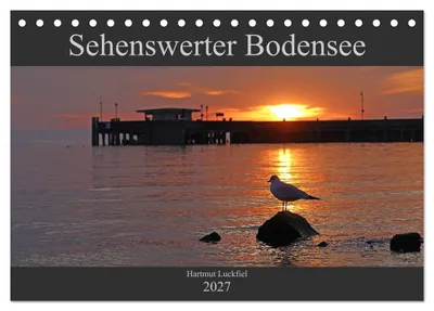 Produktbild von Sehenswerter Bodensee (Tischkalender 2027 DIN A5 quer), CALVENDO Monatskalender