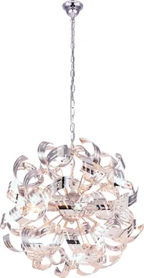Produktbild von Globo Lighting Hängeleuchte Metall verchromt, 4x E14