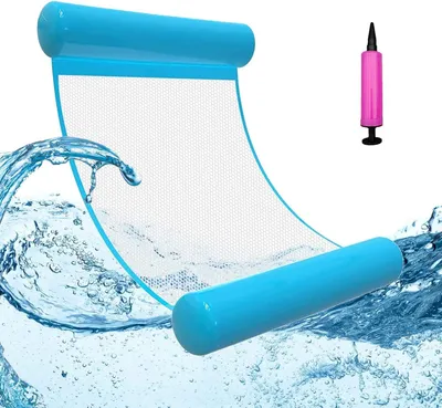 Produktbild von Schwimmende Hängematte, 4-in-1 Funktion, Aufblasbar, Für Erwachsene und Kinder