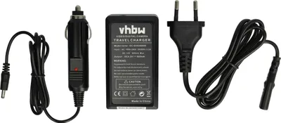 Produktbild von vhbw Ladegerät kompatibel mit Panasonic Lumix DMC-FS28, DMC-FS37, DMC-FS35 Kamera Camcorder/Akku - Ladeschale, Kfz-Adapter, Ladeanzeige, 4,2 V