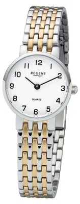 Produktbild von REGENT Damenuhr F1158 Edelstahl Quarzwerk