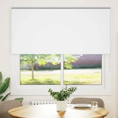 Produktbild von vidaXL Verdunkelungsrollo Weiß 150x175 cm Stoffbreite 146,6 cm