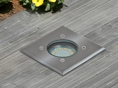 Produktbild von Ranex 5000.459 LED Bodeneinbaustrahler Luton, Einbaustrahler, GU10, 1 Glühbirne(n), LED, 3000 K, Schwarz