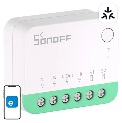 Obrázok produktu pre Sonoff MINIR4M Matter smart WiFi mini prepínač (HomeKit, SmartThings, Home Assistant)
