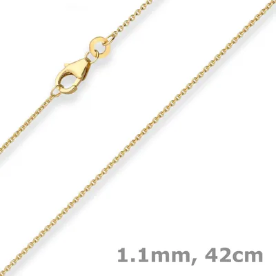 1-1mm-Rund-Ankerkette-aus-375-Gelbgold-42cm