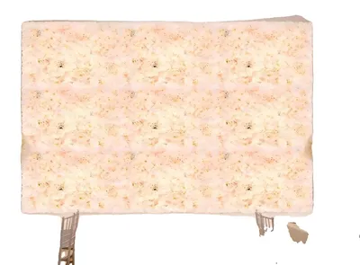 Produktbild von Künstliche Blumenwand, 6 Stück, Handgefertigtes Design, Weißes schwaches Gelb