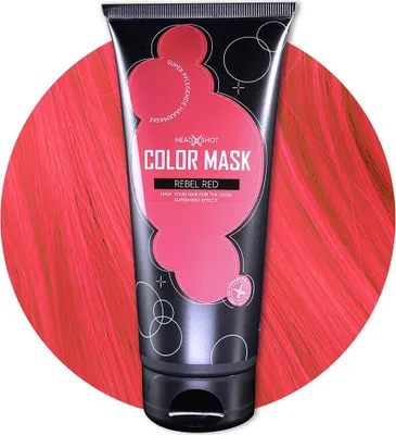 Produktbild von Headshot Color Mask Haarmaske Rebel Red (200 ml)