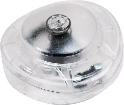 Image de Creative Cables Interrupteur à pied unipolaire Creative Transparent,Argent Transparent,Argent One Size