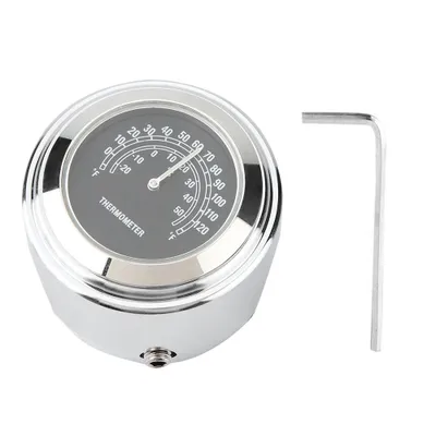 Obrázek produktu pro 22-25mm Motocyklová řídítka Mount Thermometer Temp Dial Meter Gauge