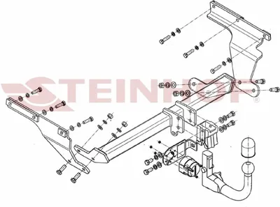 Produktbild von Z548190 Anhängerkupplung passend für TOYOTA Verso S 2010-2016 abnehmbar
