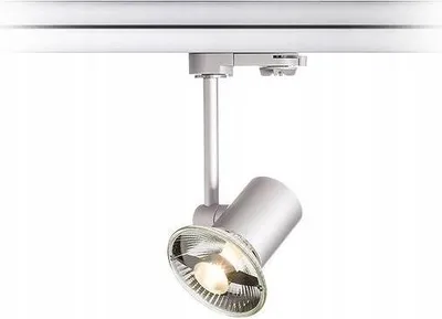 Image de FAX pour rail à trois circuits gris argenté 230V LED GU10 12W