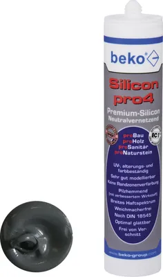 Produktbild von beko Silicon pro4 Premium 310 ml 26 Dunkelgrau