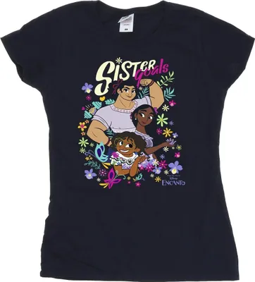 Produktbild von Disney - "Encanto Sister Goals" T-Shirt für Damen BI19492 (M) (Marineblau)