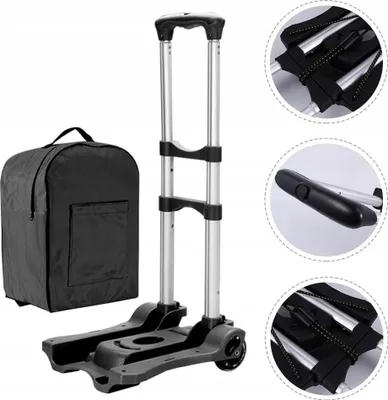 Produktbild von FORSAGE | Transportkarre, klappbar, Schwerlast-Sackkarre, Räder leichtgängig mit Soft-Laufflächen und Kugellager