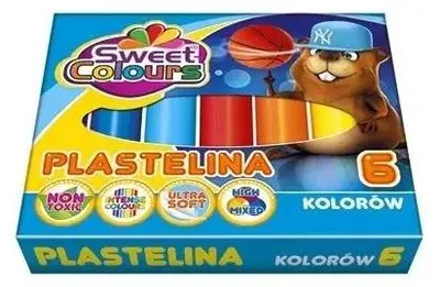 Produktbild von Knetmasse in 6 Farben – Sweet Colours