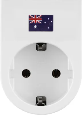 Produktbild von REV Reisestecker Traveler Plus Australien / China weiß