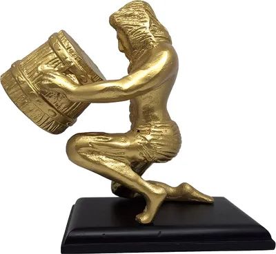 Produktbild von Goldene Dekofigur - Wassermann- AQU2