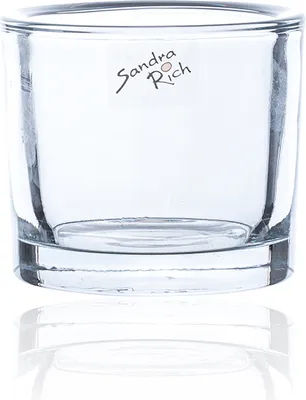 Produktbild von SANDRA RICH, Glasübertopf " cylindrical heavy Pot H 8cm/9cm"